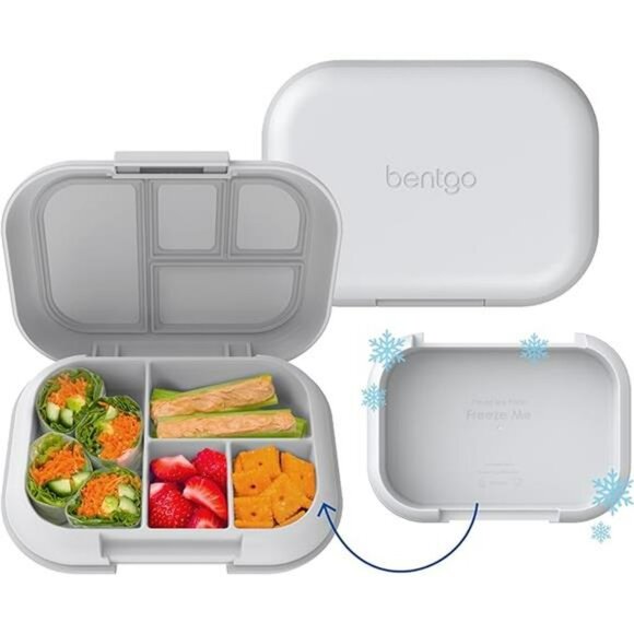 Kids bento lunch box with ice pack leakproof microwave safe school snack box - Picture 7 of 7